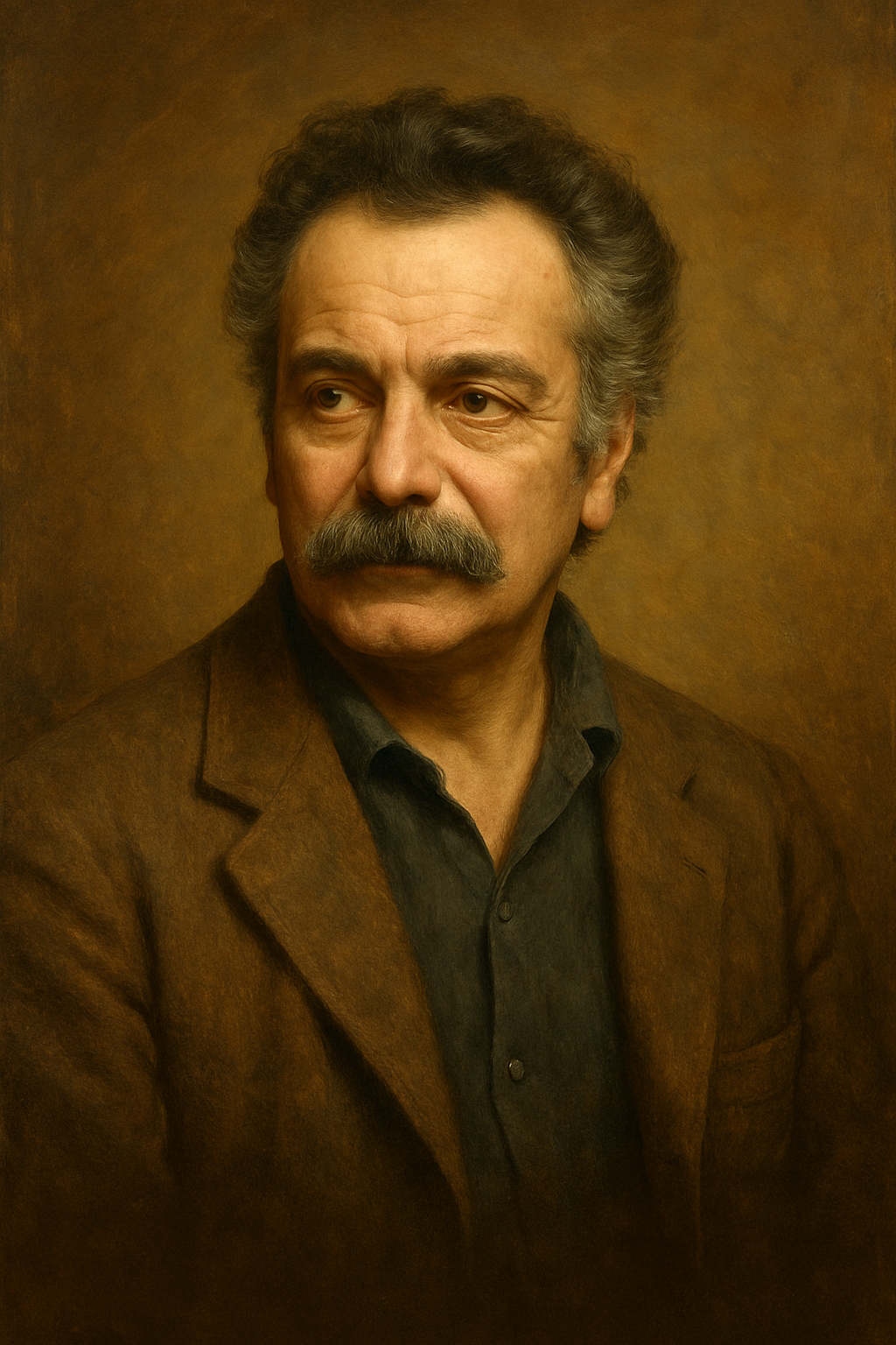 Portrét Georges Brassens